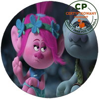 Opłatek na tort Trolls Trolle