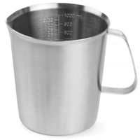 miarka do kuchni z podziałką ze stali nierdzewnej 0.5 l - hendi 516102