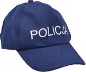 Czapka z Daszkiem Policyjna POLICJA Policjanta Strój Kostium Karnawał Bal