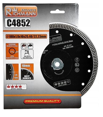 TARCZA DIAMENTOWA RICHMANN C4852 180X22,2MM na Arena.pl
