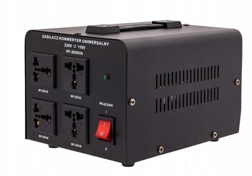 Transformator VOLT POLSKA 230V/110V 2000VA na Arena.pl