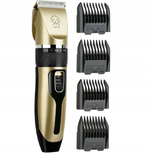 MASZYNKA DO STRZYŻENIA PSÓW PSA KOTA ZWIERZĄT ZESTAW CICHA PROFESJONALNA na Arena.pl