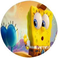 Opłatek na tort Spongebob