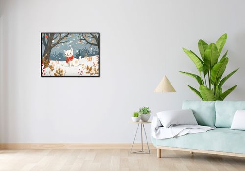 Plakat 80x60cm Śnieżny Kompan na Arena.pl