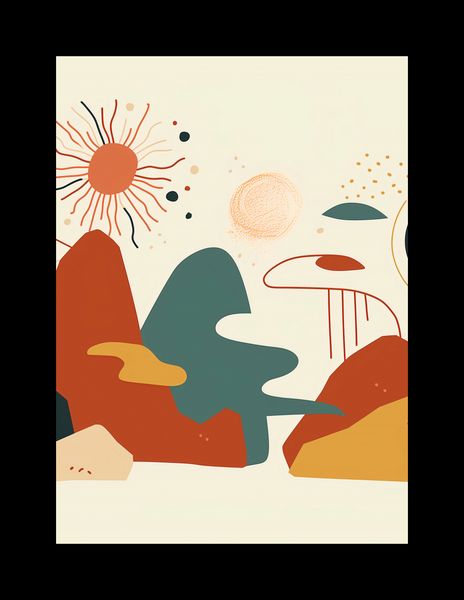 Plakat 13x18cm Kosmos Barw zdjęcie 2