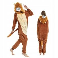 LEW LION ONESIE PIŻAMA DRES KOSTIUM PRZEBRANIE KIGURUMI XL