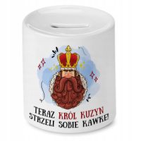 Skarbonka Dla Kuzyna Na Urodziny Prezent Z Nadrukiem Ze Zdjęciem