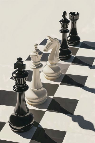 Plakat 40x60cm Szach i Mat zdjęcie 1