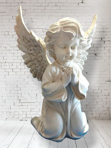 Anioł 27 Cm Figura Dekoracyjna Biały na Arena.pl