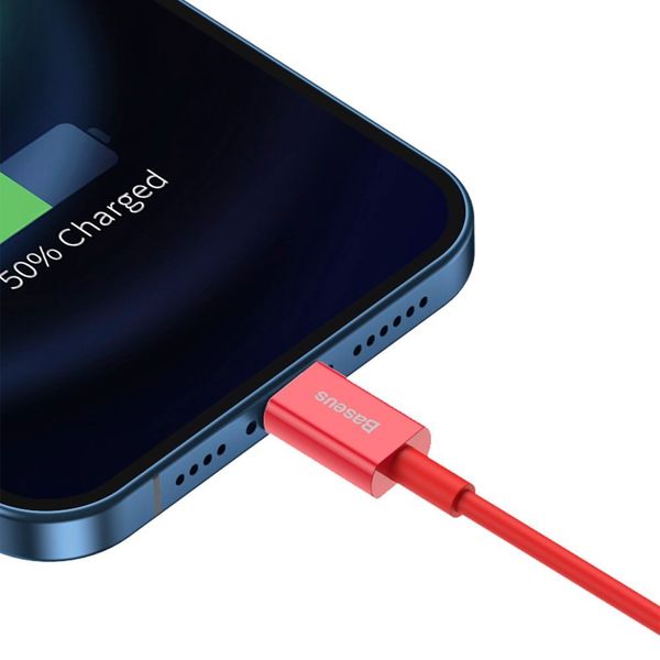 Superior kabel przewód do Iphone USB - Lightning 2.4A 1m czerwony zdjęcie 8