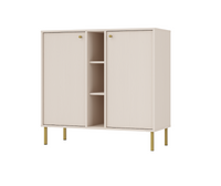 Nowoczesna Komoda 2 Drzwi TORO Beż 100 cm LP 3 kolory