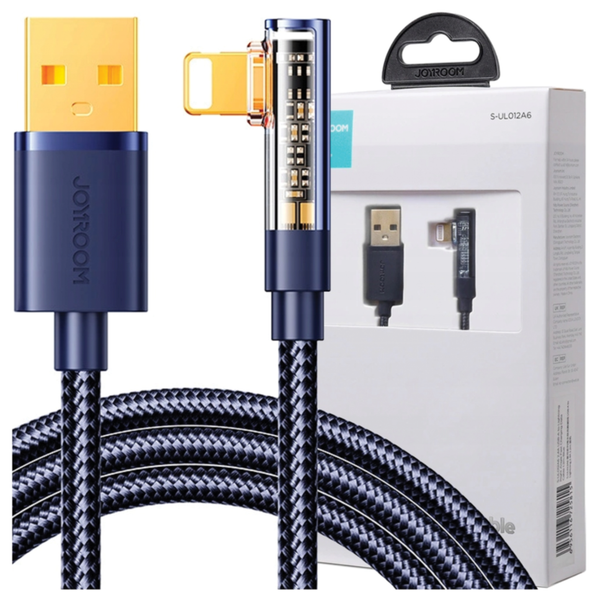 kabel do usb-a / lightning / angle / 1.2m joyroom s-ul012a6 zdjęcie 2