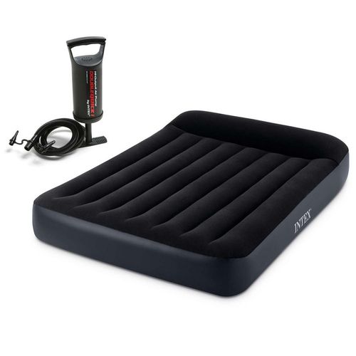 Materac dmuchany 191x137x25 cm z pompką tłokową INTEX 64142 na Arena.pl