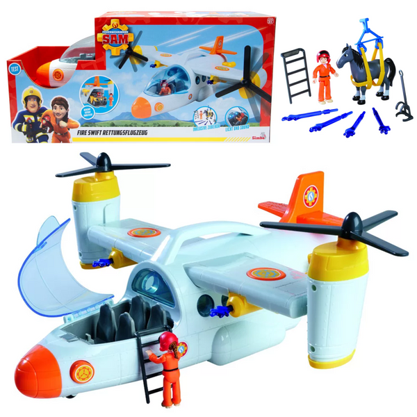 SIMBA Strażak Sam Szybki samolot ratunkowy 42 cm zdjęcie 1