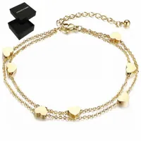 BRANSOLETKA DAMSKA ZŁOTA SERCE CELEBRYTKA