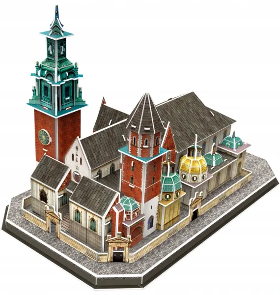 Puzzle 3D 101 elementów. Katedra na Wawelu zdjęcie 3