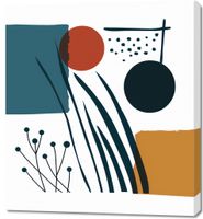 Obraz 90x100cm Przerys nad Treścią