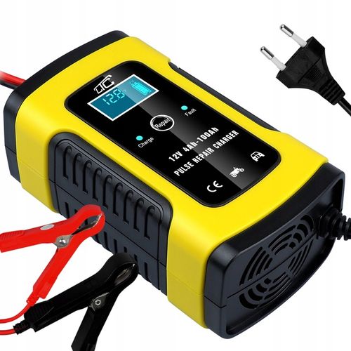 MOCNY PROSTOWNIK AUTOMATYCZNY SAMOCHODOWY LCD 100Ah LCD 12V 6A na Arena.pl