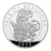 The Royal Tudor Beasts: The Yale of Beaufort 1000 gramów Srebra 2023 Proof