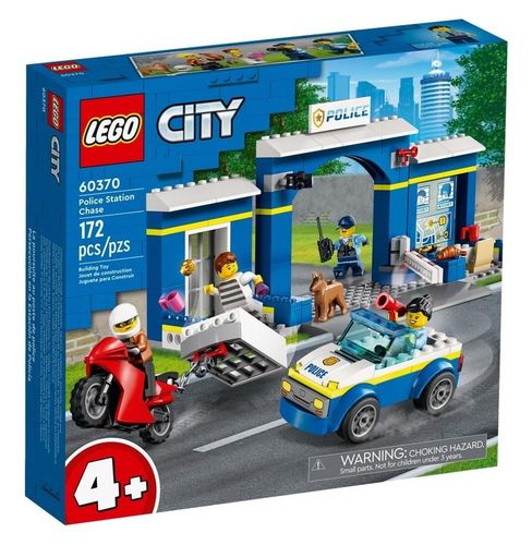 LEGO City Policja Posterunek Radiowóz Motor + Remiza Strażacka Łatwe Klocki na Arena.pl