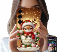 ETUI DO SAMSUNG GALAXY S24 FE - RENIFEREK SŁODKI RENIFER ŚWIĄTECZNE WZÓR