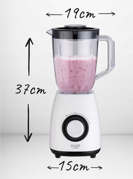 BLENDER KIELICHOWY MIKSER 1,5L 1000W ADLER AD 4085 zdjęcie 4
