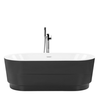 Wanna wolnostojąca czarna EMPRESA