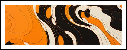 Plakat 95x33cm Tańczący Atrament na Arena.pl