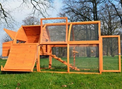 Klatka dla kur królików kurnik z wybiegiem klatka dla zwierząt duża na Arena.pl