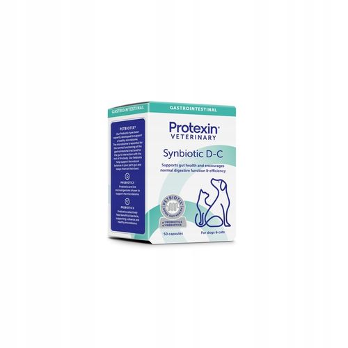 Protexin Synbiotic D-C Pies/Kot 50 kaps Probiotyk,Prebiotyk na Arena.pl