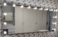 Lustro SILVER III duże 180 x 80 do makijażu, makeupu, wizażu