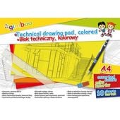 blok techniczny a4/10k kolorowy 150g gimboo a'6