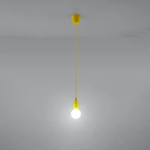 Lampa wisząca DIEGO 1 żółta na Arena.pl