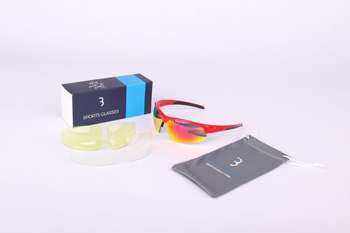 BBB BSG-58 Okulary Impress glossy red na Arena.pl