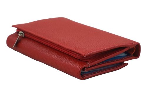 Funkcjonalny portfel damski - Czerwony na Arena.pl