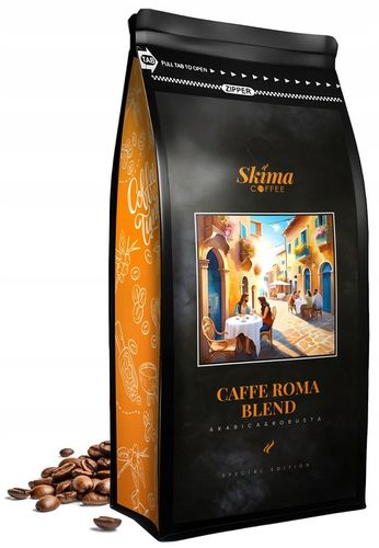 Kawa ziarnista 1kg CAFFE ROMA BLEND (SPECIAL EDITION) do ekspresu + na Arena.pl