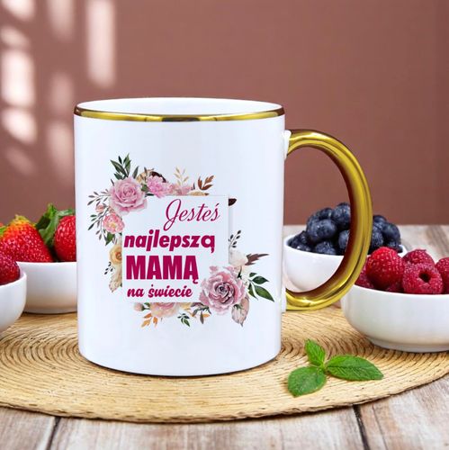 ZESTAW PREZENTOWY PODUSZKA I PIĘKNY KUBEK DLA MAMY DZIEŃ MATKI URODZINY na Arena.pl