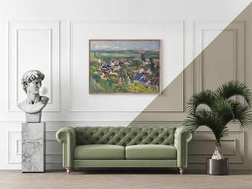 Auvers, Panoramic View, Paul Cézanne - plakat 50x40 cm na Arena.pl