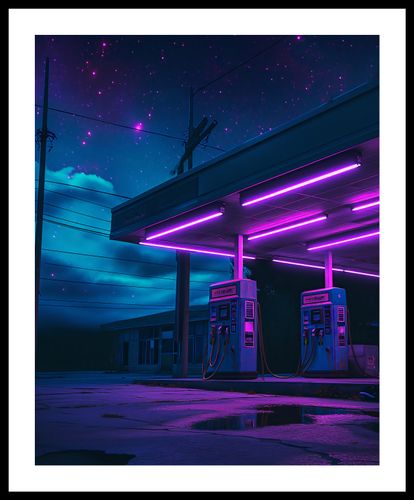 Plakat 40x50cm Moc Neonowej Nocy na Arena.pl