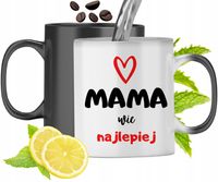 Kubek Magiczny Dla Mamy Zmieniający Kolor Z Nadrukiem Ze Zdjęciem