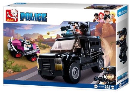 KLOCKI SLUBAN POLICE Jeep policyjny 293 - B0653