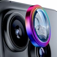 Osłona aparatu iPhone 16 Pro Max szkło hartowane 9H Hoerrye kolorowa