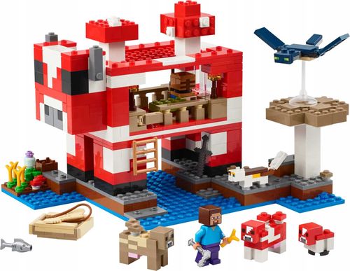 21270 - lego minecraft - dom grzybowej krowy na Arena.pl