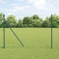 Ogrodzenie Euro Zielony 1.6 x 10m Żelazo pokryte PVC