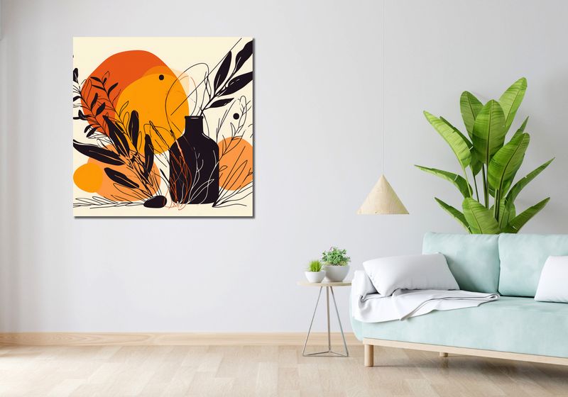 Obraz 100x100cm Jaskrawy Zachód zdjęcie 2