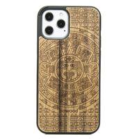 drewniane etui na iphone 12 pro max kalendarz aztecki limba