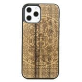 drewniane etui na iphone 12 pro max kalendarz aztecki limba