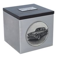 Urna pogrzebowa z grawerowanym Cadillac Tabliczka / Tak
