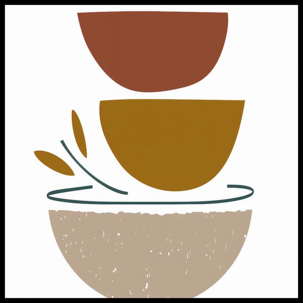 Plakat 60x60cm Spójna Forma zdjęcie 2