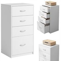 Regał nowoczesny biały z szufladami loft komoda szafka biurowy pojemny 85cm